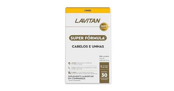 Lavitan Suplemento Cabelos e Unhas 30 comprimidos